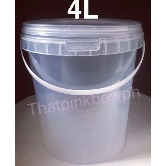 4L Plastic Bucket Container
